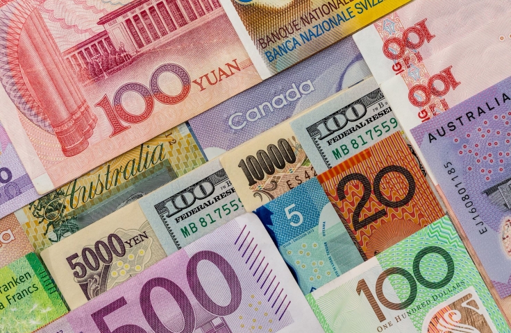 Various different currencies in notes 